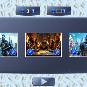 Соберите перепутанные картинки в игре "Микс Пазл: Рыцари"! Меняйте местами части, чтобы восстановить изображения средневековых героев и их приключений.