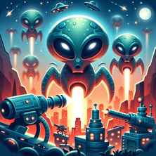 Tower Defense - Вторжение пришельцев на Пикабу Игры