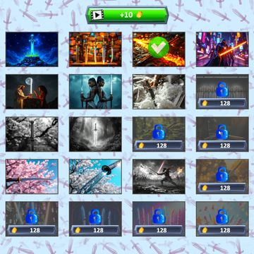 Собери перемешанные картинки в логической игре «Микс Пазл: Мечи»! Переставляй части местами, чтобы восстановить изображение. Весело, увлекательно, развивающе!