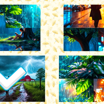 "Микс Пазл: Дожди" — соберите перемешанные картинки дождливых пейзажей! Перемещайте блоки, чтобы восстановить изображения. Логика и релакс в одной игре!