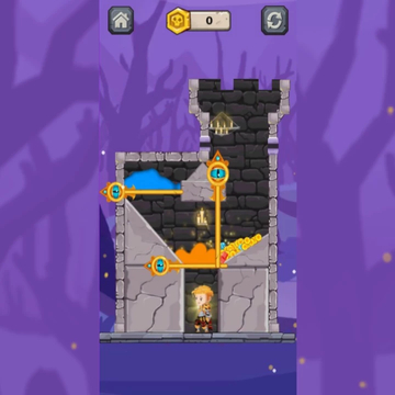 Игра-головоломка, в которой Вам предстоит разгадать все загадки и тайны. Спасите принцессу из ловушки и получите вознаграждение, за ее побег из замка.
