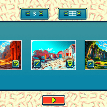 Решай головоломки в "Микс Пазл: Руины"! Разделяй и переставляй части картинок, чтобы собрать их обратно. Идеальная игра для тренировки логики и внимания!