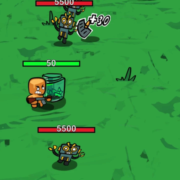 Пикабу хранил на поляне банку с накопленными плюсами и уже собирался обменять их на тот самый золотой плюсик, как в вдруг появились роботы, желающие отобрать накопленное. К счастью, у Пикабу был с собой калаш.