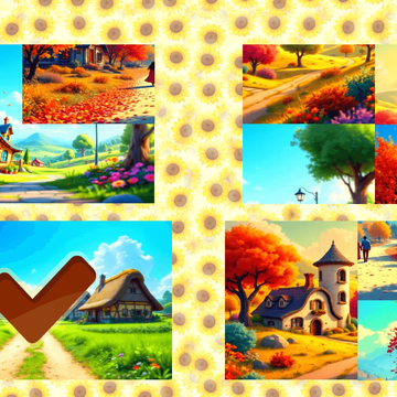 Собирай красивые картинки деревень! Пазлы, разделенные на части, нужно собрать, меняя местами элементы. Развивай внимание и логическое мышление!