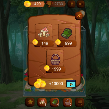 Собирайте грибы в лесу и соединяйте одинаковые, чтобы получать новые. Находите уникальные грибочки, расширяйте свою коллекцию. Расслабьтесь в атмосфере леса!