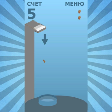 Это простая и веселая игра понравится как детям, так и взрослым. Точно рассчитывайте каждый прыжок, чтобы попасть в бассейн.