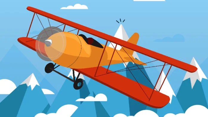 Летающий самолет на Пикабу Игры