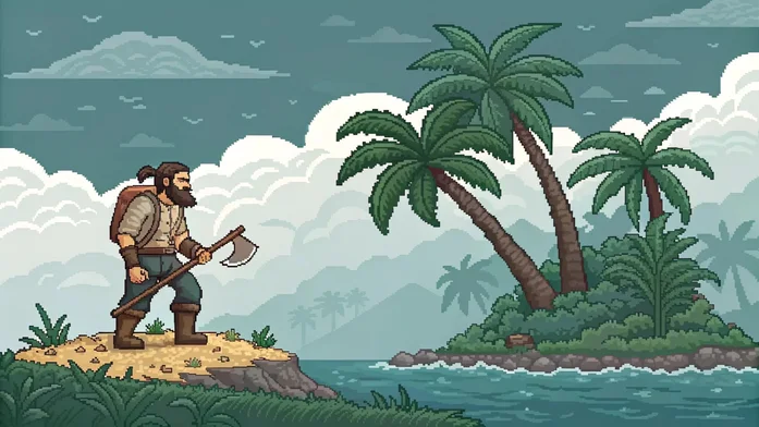 2D Жизнь на острове на Пикабу Игры