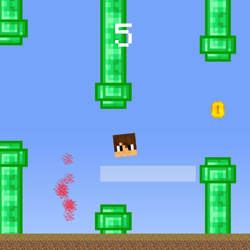 Заходи и помоги Компоту научиться летать между труб!