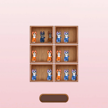 «Соединяй Котов Переложи Полки» — увлекательная игра-головоломка для детей и взрослых. Правила просты — разложите милых котиков по нужным полкам. Звучит легко? Тогда принимайте вызов и докажите, что вы самый внимательный игрок. Волшебная атмосфера, яркая графика, большое количество уровней и милые кошачьи мордашки — приятные бонусы. Играйте бесплатно в лучшие онлайн-головоломки прямо в десктопном браузере!