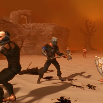 Экшен-игра, основанная на сражениях с гладиаторами, где игроки могут окунуться в мир Древнего Рима и стать настоящими воинами.