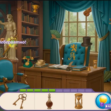 Поиск предметов и детективная история! Ищите улики и решайте головоломки!