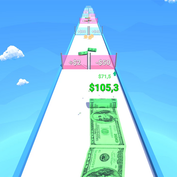 Увеличивайте количество своих монет, выбирайте лучшие ворота и собирайте большое количество денег! Money Rush - захватывающая игра-раннер с одной целью: разбогатеть! Соберите как можно больше монет, чтобы ваша игра превратилась в лихорадку денег!