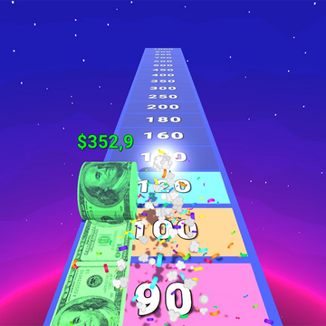 Увеличивайте количество своих монет, выбирайте лучшие ворота и собирайте большое количество денег! Money Rush - захватывающая игра-раннер с одной целью: разбогатеть! Соберите как можно больше монет, чтобы ваша игра превратилась в лихорадку денег!