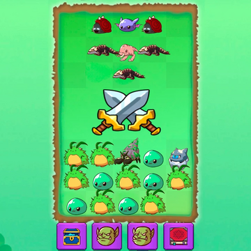 Создавай свою армию монстров, чтобы побеждать на поле боя!