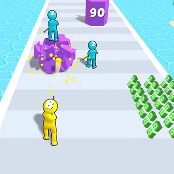 Мастер слияния: Гонка к 2048 — увлекательный раннер, где вам предстоит победить всех зомби и добраться до финиша. Онлайн аркада в жанре 2048 подарит позитивные эмоции вместе с разноцветными героями. Играть можно со смартфона или ПК бесплатно и без регистрации. 