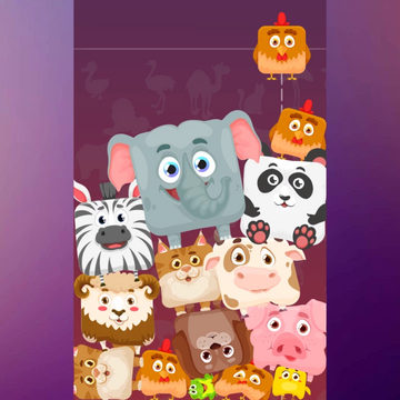 Игра в стиле "Дойти до арбуза" с механикой мерджа! В игре тебя ждут 12 желейных животных.
Сталкивай одинаковых животных, чтобы объединить их в новое животное большего размера. Попробуй дойти до слона!