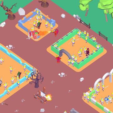 Возглавь свою армию нежити - чтобы победить этих слащавых рыцарей.