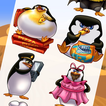 Кликай по Шкиперу и фарми монеты! Открывай новые образы для Шкипера! Прокачивайся и зарабатывай больше! Стань магнатом пингвинов!