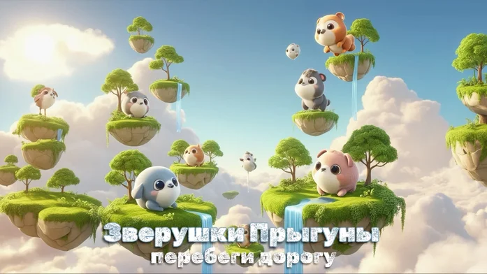 Зверушки Прыгуны - Перебеги Дорогу на Пикабу Игры