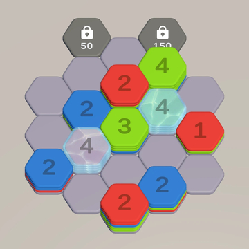 Собирайте цветные шестиугольники в аккуратные башни, не смешивая оттенки. Новые цвета и башни делают каждый уровень сложнее — тренируйте внимание, логику и стратегическое мышление в этой минималистичной головоломке.