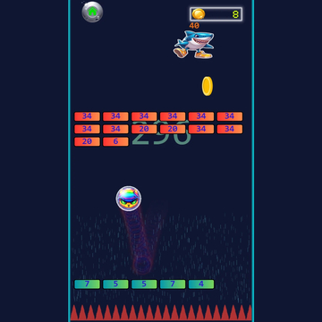 Аркада с котошарами и мемными боссами! Отбивай мяч, побеждай брейнроут-звёзд, собирай золото в трендовом стиле 2025!