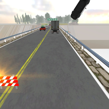 Динамичный раннер, где нужно обгонять машины, собирать бонусы и бежать как можно дальше.