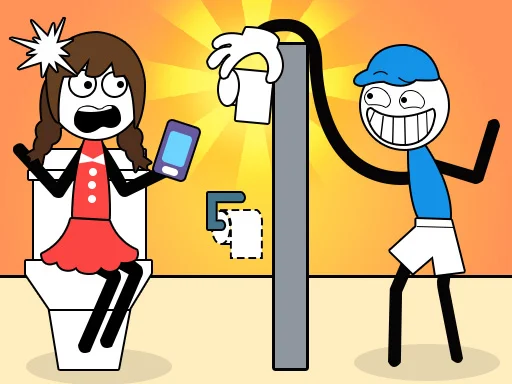 Головоломка с палкой вора: побег человека на Пикабу Игры