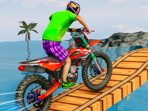Bike Stunt Race Master 3D Racing на Пикабу Игры