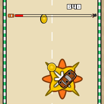 Двигайтесь через различные трассы, собирая монеты и избегая препятствий.