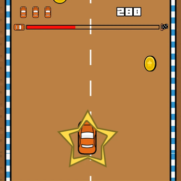 Двигайтесь через различные трассы, собирая монеты и избегая препятствий.