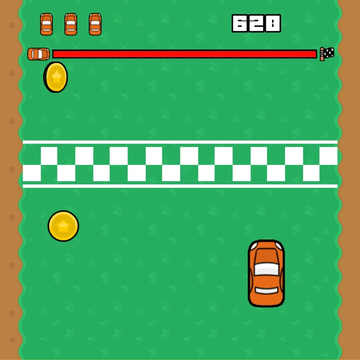 Двигайтесь через различные трассы, собирая монеты и избегая препятствий.