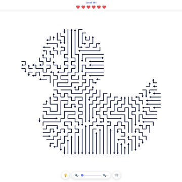 Arrow Escape: Puzzle — головоломка на логику и порядок действий: нажимай на стрелки, чтобы вывести их с поля по направлению, которое они показывают.