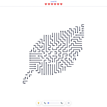 Arrow Escape: Puzzle — головоломка на логику и порядок действий: нажимай на стрелки, чтобы вывести их с поля по направлению, которое они показывают.