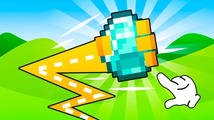 Тяни руку до алмаза на Пикабу Игры