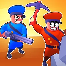 Собери отряд и Сражайся: Синие против Красных на Пикабу Игры