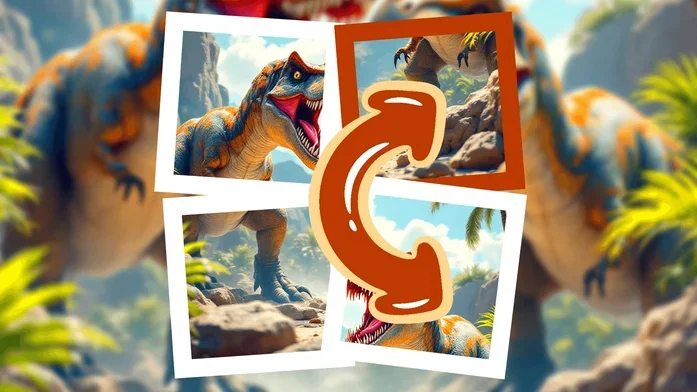 Микс Пазл: Динозавры на Пикабу Игры