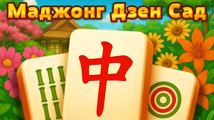 Маджонг Дзен Сад на Пикабу Игры