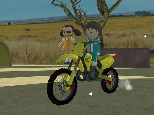 MSK Squid Game: трюки на мотоцикле на Пикабу Игры