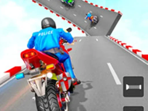 Mega Ramp Stunt Moto — игра для веселья и бега в 3D на Пикабу Игры