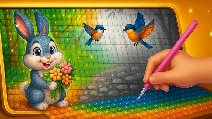 Раскраска: Дизайн и Рисование! на Пикабу Игры