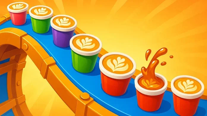 Кофейные Цветные Блоки на Пикабу Игры