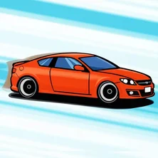 Мультяшный автослалом на Пикабу Игры