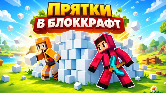 Прятки в блок крафт на Пикабу Игры