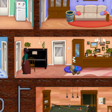 Плохой кот -веселая аркада, достань соседа, устрой бардак, не будь пойман!