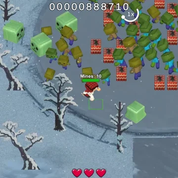 Определите свою стратегию боя, выберите своё любимое оружие и сразитесь с монстрами вместе с другом! Вдохновляйтесь захватывающими сражениями на аренах и погрузитесь в мир BoxBulletCraft прямо сейчас!