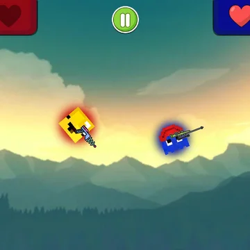 Играй вместе с другом! Война Нубиков на компьютере или телефоне! 6 крутых карт для сражений Нубиков и 5 крутых оружий. Прыгай по картам и стреляй по гадким своему другу! Реши, кто из вас лучший Нубик! Эта игра очень затягивает!