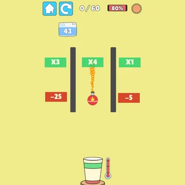 Представьте: жаркий летний день, вам очень хочется выпить прохладительного напитка. Ваше желание исполнено! Задача в этой увлекательной 2d-головоломке — наполнить стакан льдом, чтобы температурная шкала снизилась до минимума. Играйте бесплатно и без регистрации. Наслаждайтесь процессом онлайн-игры и яркой графикой прямо сейчас.