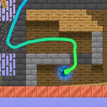 Сможешь ли ты дотянуться до алмаза? Увлекательная головоломка, в которой вам необходимо дотянуться рукой до алмаза, обходя препятствия.