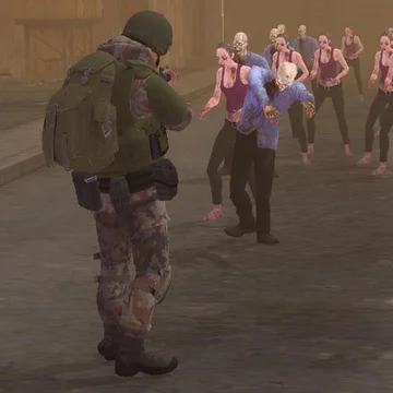 Зомби наступают! Собирай экипировку и сражайся. Мердж предметов, комбинируй оружие! Прокачивай бойца и отправляйся в бой с толпой зомби. Крутые пушки и броня!